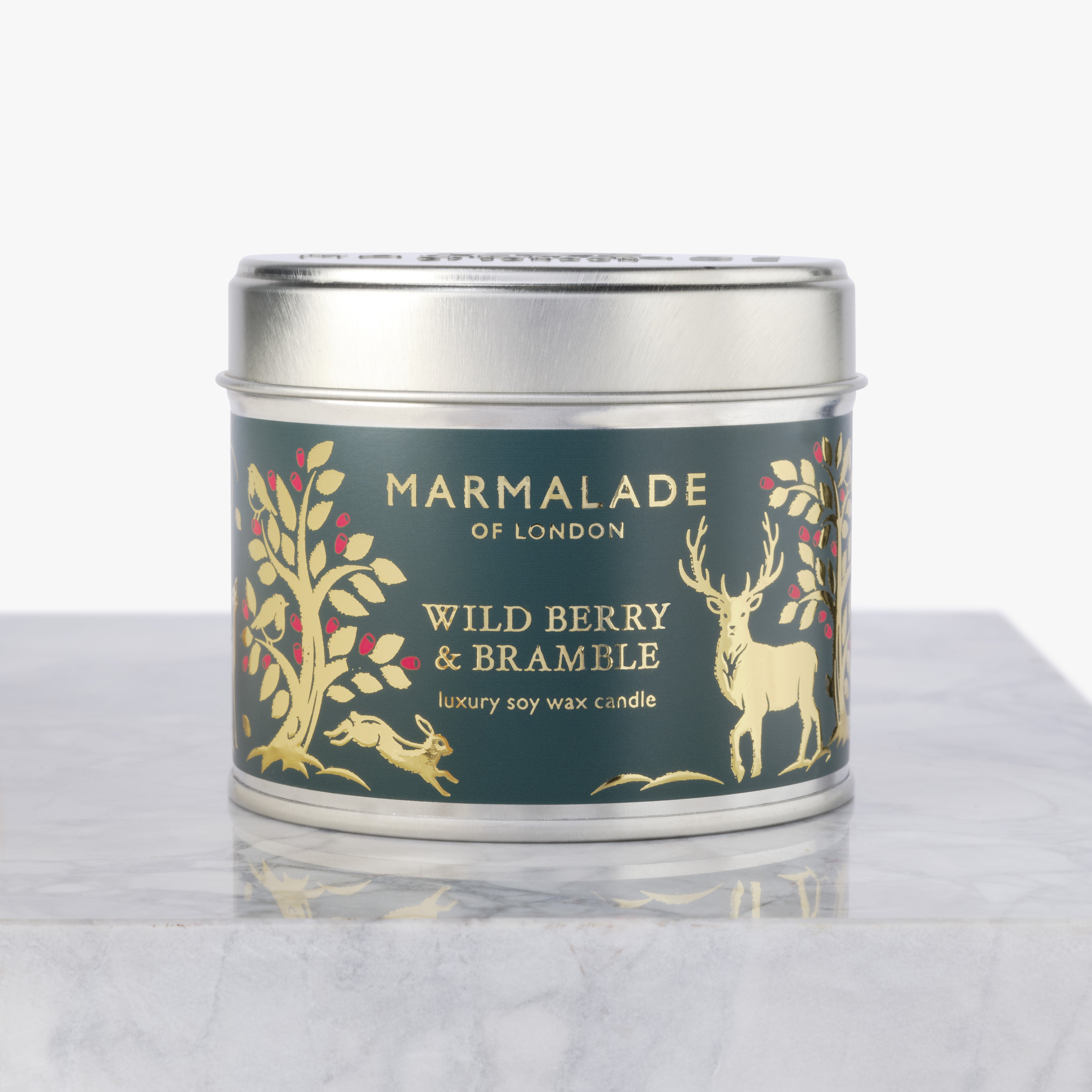 Wild Berry & Bramble Medium Tin Candle