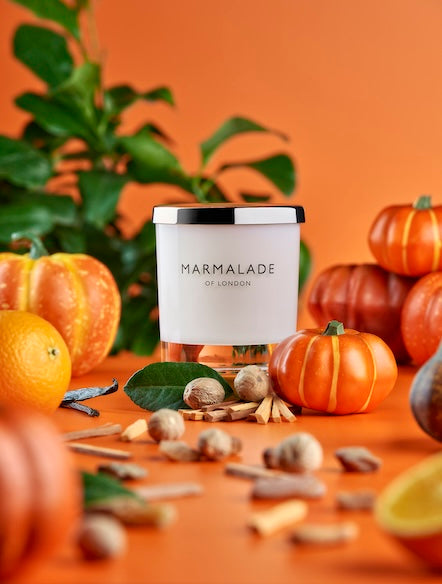 Twilight Pumpkin Large Glass candle