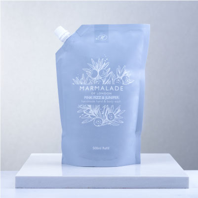 Pink Fizz & Juniper Hand and Body Wash refill Pouch Pack
