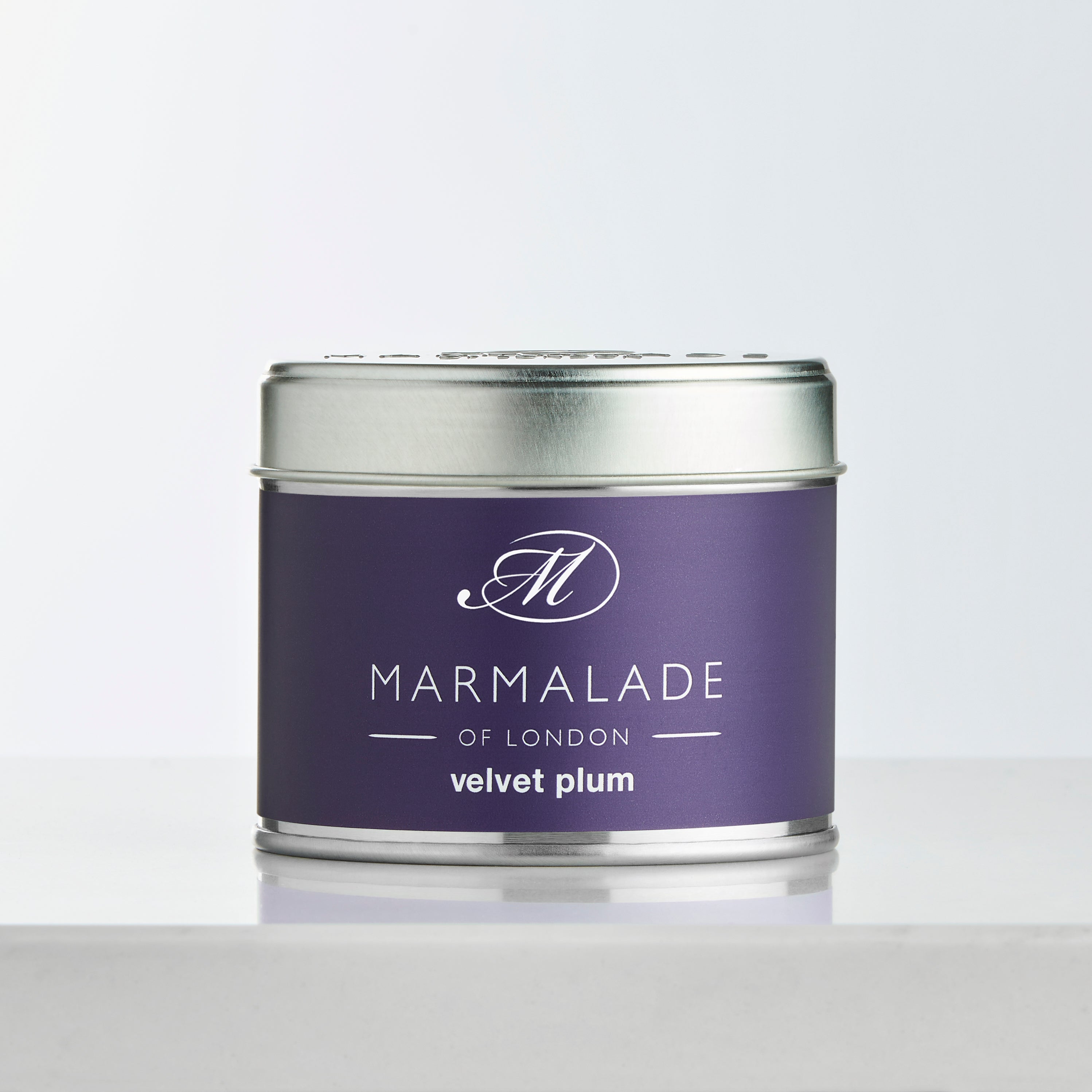 Velvet Plum Medium Tin Candle