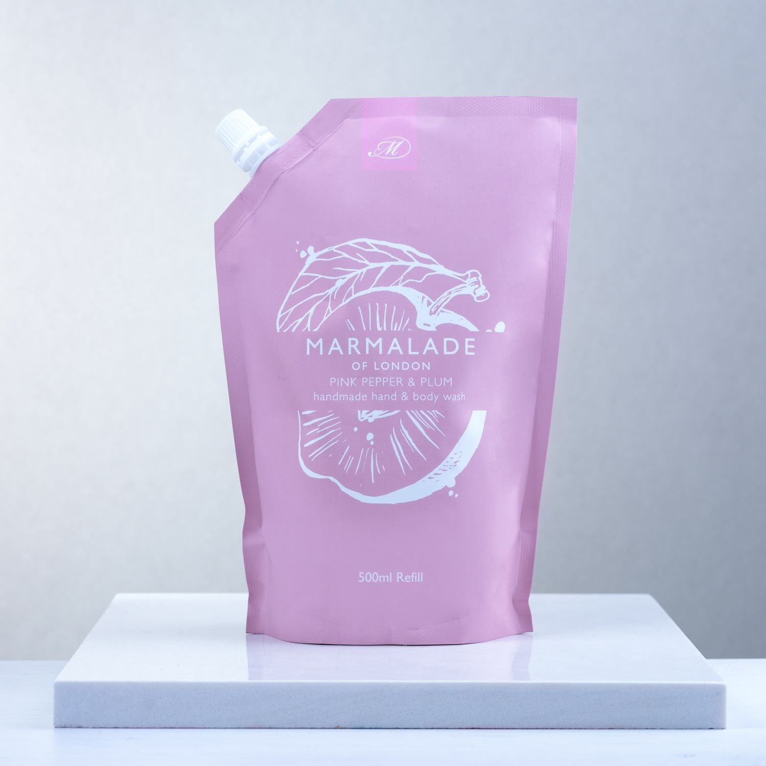 Pink Pepper & Plum Hand & Body Wash Refill Pouch Pack