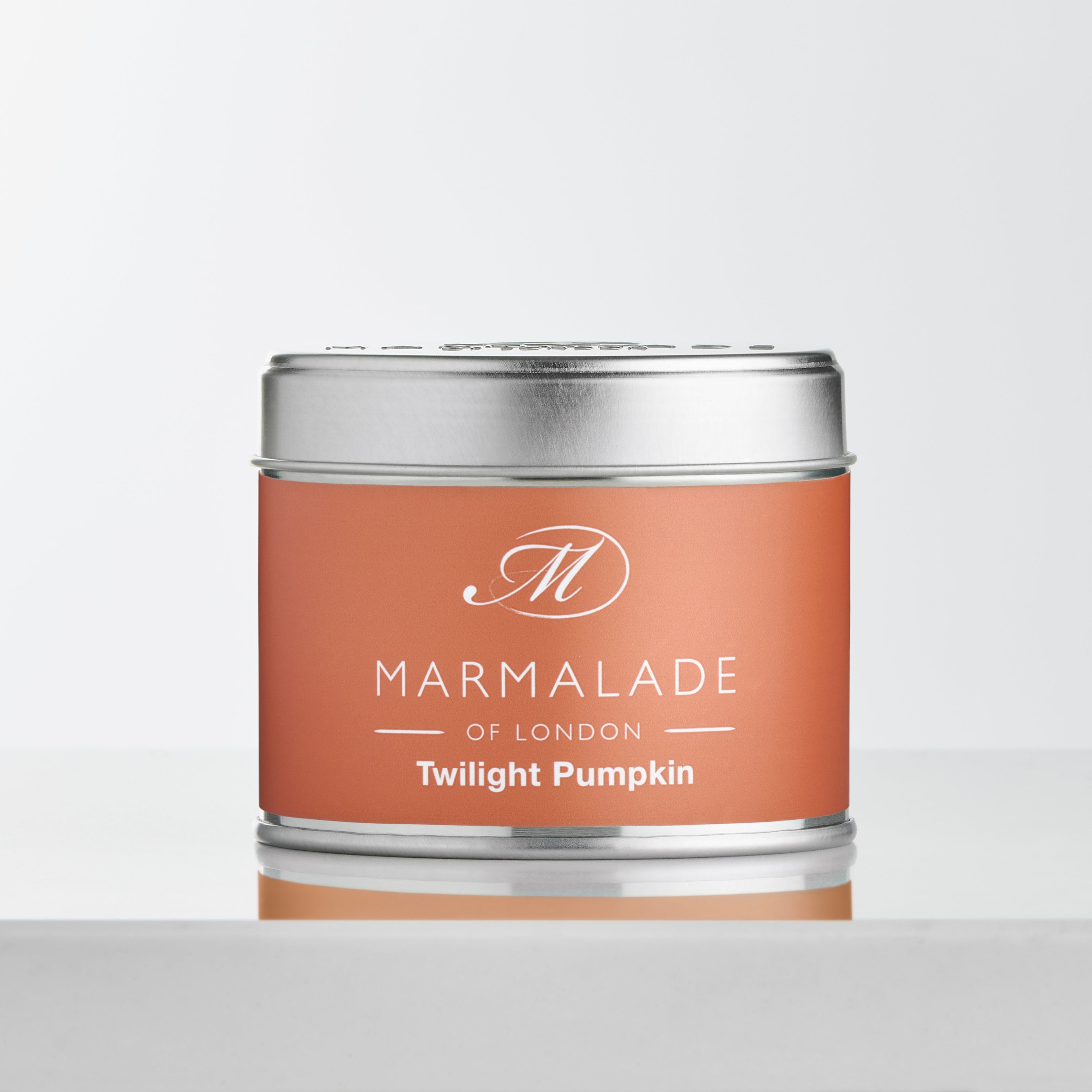Twilight Pumpkin Medium Tin Candle
