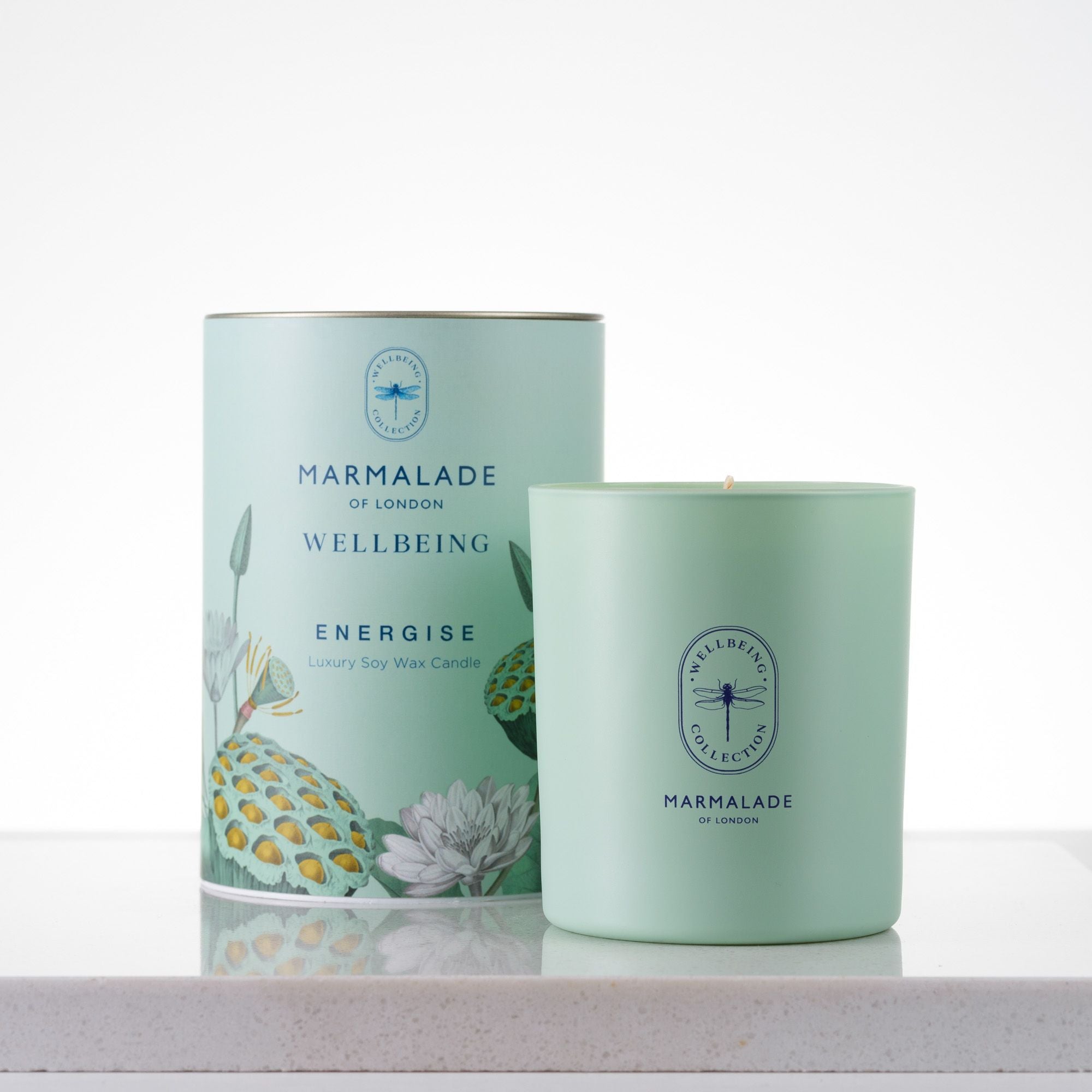 Wellbeing Energise - Glass Candle